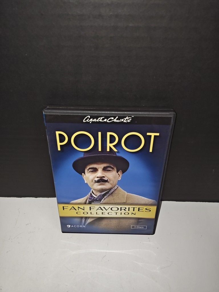 Agatha Christie's Poirot Fan Favorites Collection Jessica Chastain 3 Disc DVD