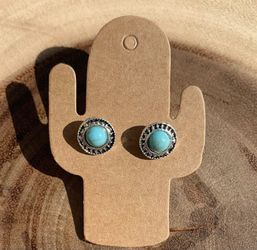 New turquoise earrings