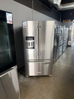 KITCHEN AID FRENCH DOOR STAINLESS STEEL REFRIGERATOR 😍