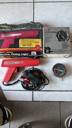 Timing Light And Vacuum Gauge 