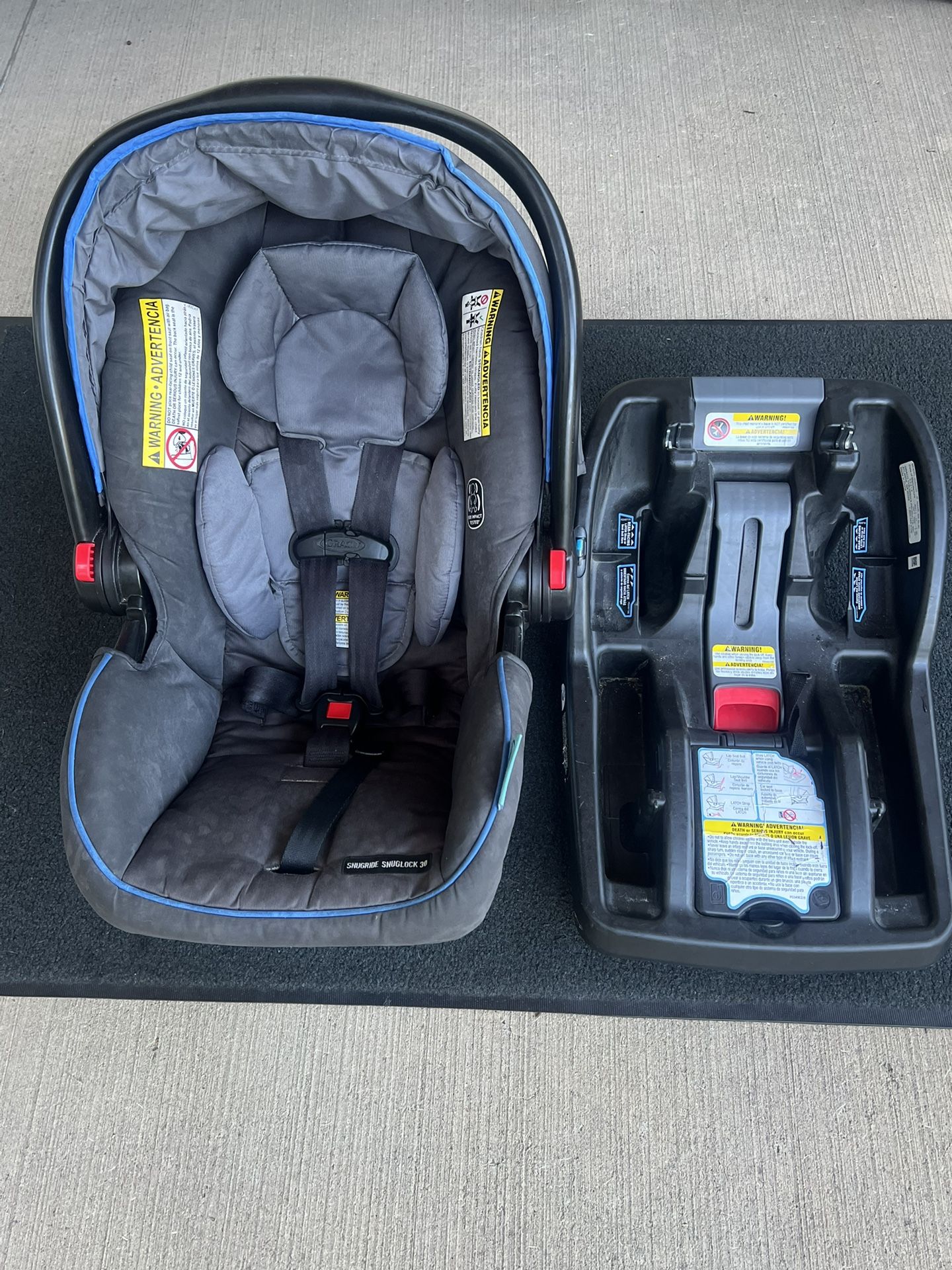 Infant Car Seat Graco Snugride Snuglock 30 With Base