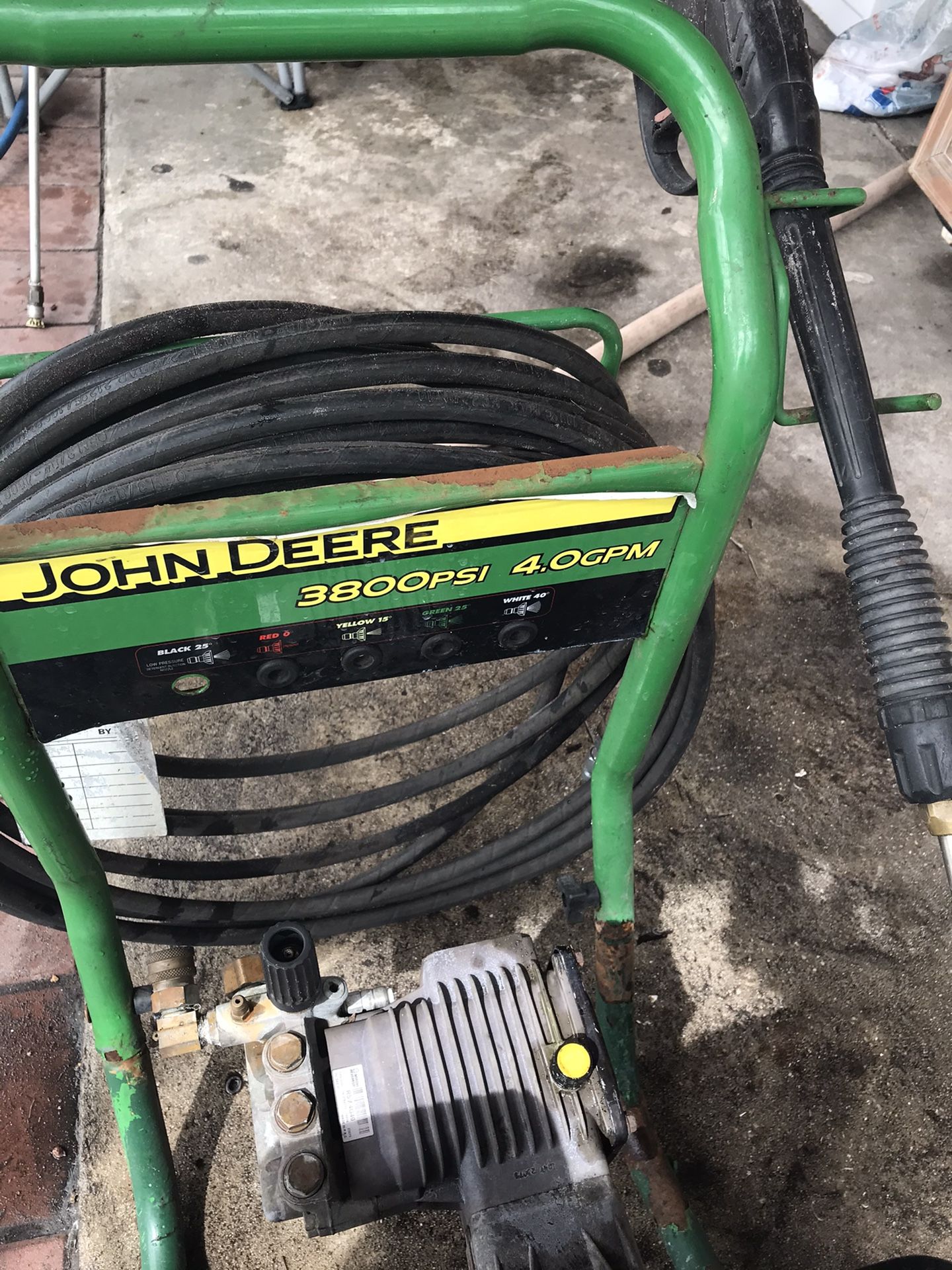 John Deere power washer 3800 PSI for Sale in Immokalee, FL OfferUp
