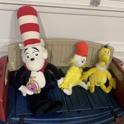 Dr Seuss Plushies Used For Bday Decor $15 For All 