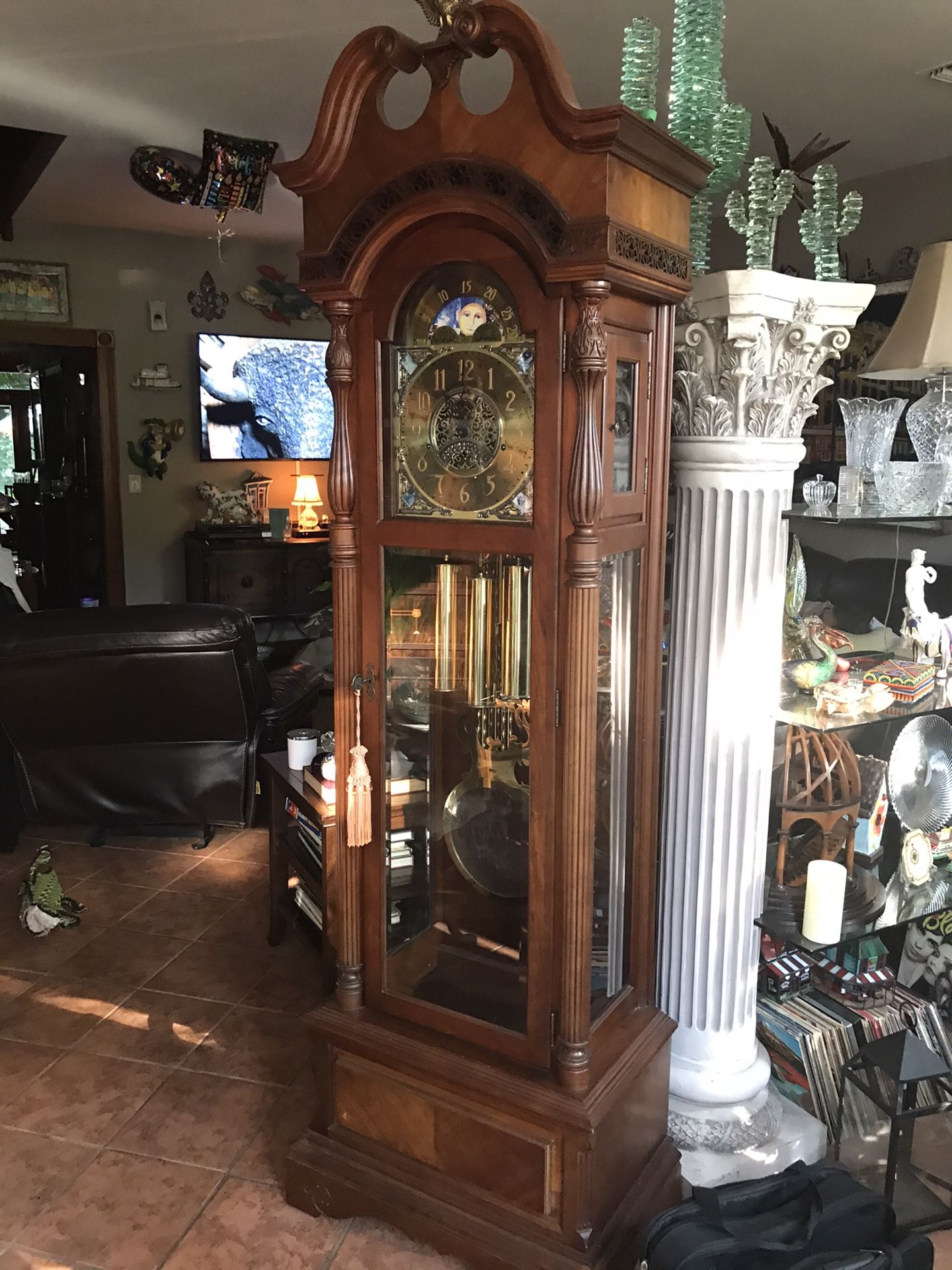 Ridgeway Grandfather Clock Norman Rockwell Edition