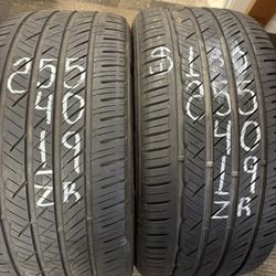 255/40 19 Pair Of Tires Brand Lauffenn