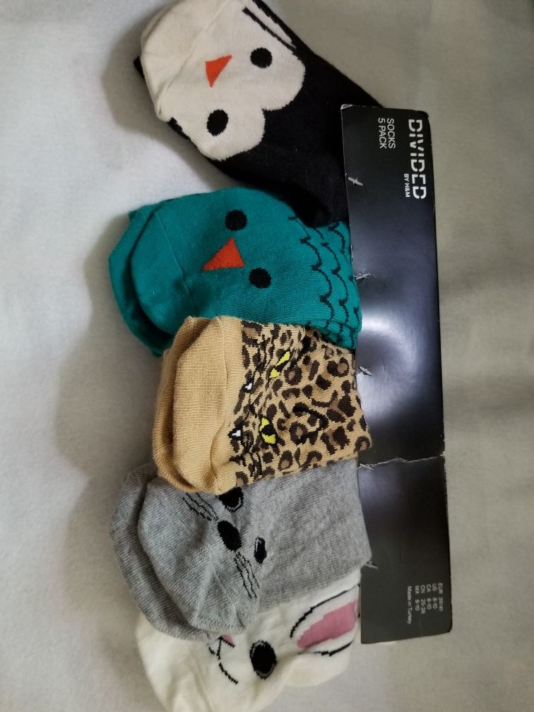 5 pack animal socks