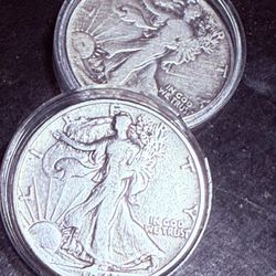 1943 Liberty Half Dollars 90% Silver 