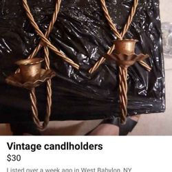 Vintage  Candleholders 