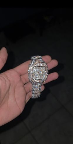 Iced out watch