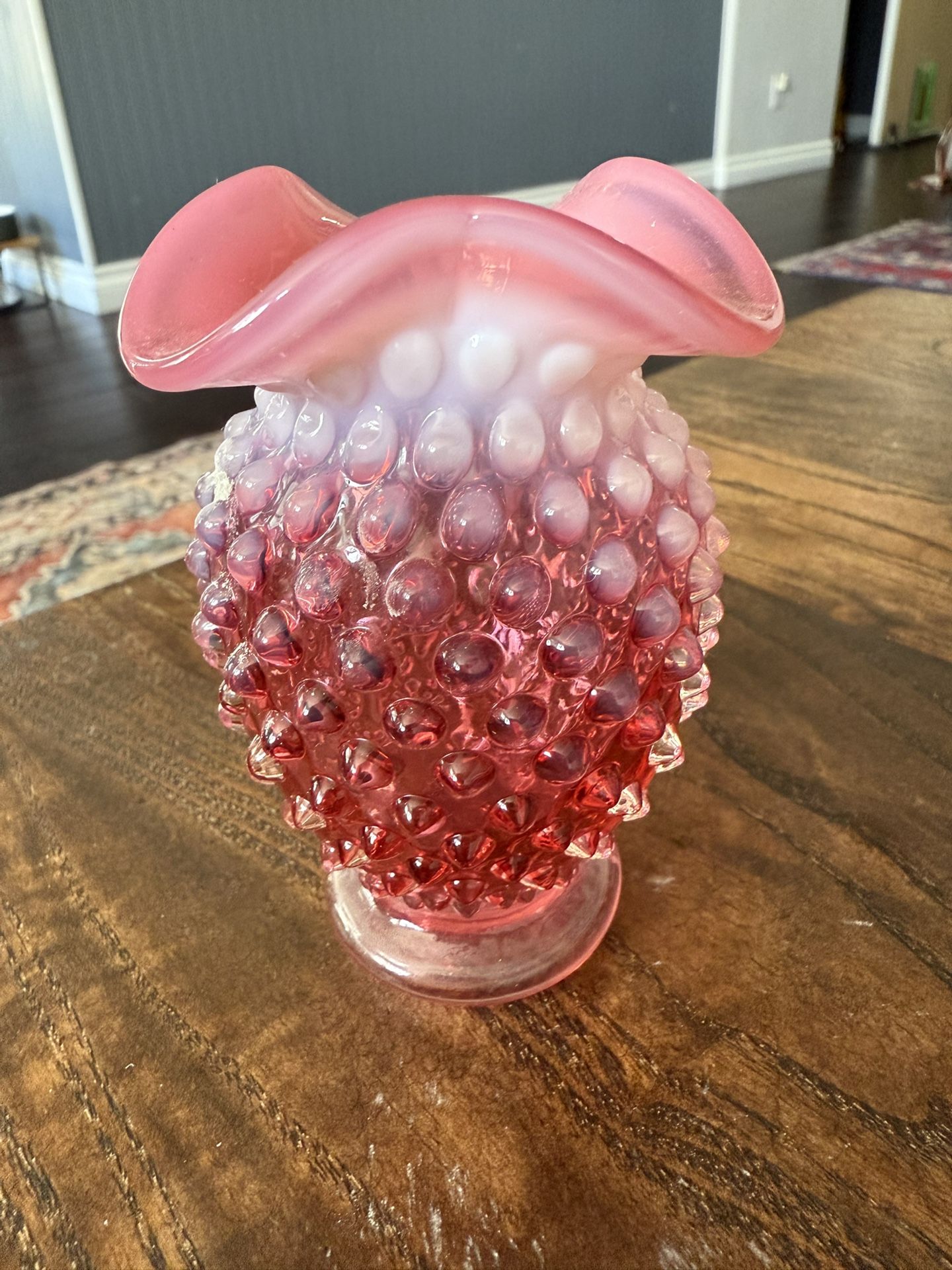 Fenton Hobnail Mimi Vase