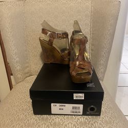 New I.N.C. Mocha Wedges Size 6 1/2