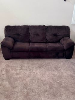 One 7’ sofa w/pullout mattress