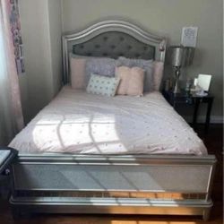Full bed frame and Dresser Set