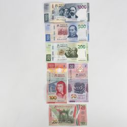 6 Mexican México Bank Notes | 20 50 100 (contact info removed) Pesos Billetes Dinero 💰