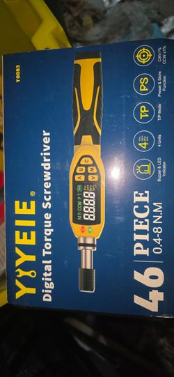 Digital torque screwdriver kit