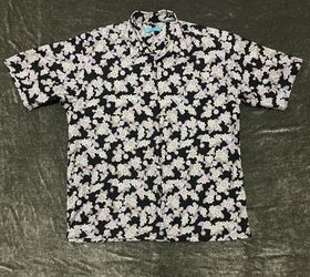 Tori Richard Short Sleeve Button Up Hawaiian Shirt (L)