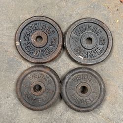 Set Of Weider Barbell 10lb And 5lb Weights 