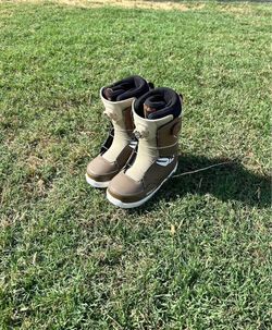 ThirtyTwo x Crab Grab Lashed Double BOA Snowboard Boots - Brown/Tan