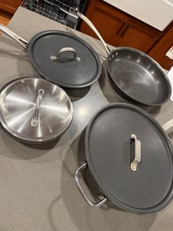 7 Piece Calphalon Hard Anodized Pans