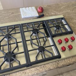 Wolf Stove Top With Down Draft 