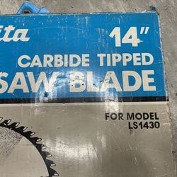 14” Carbide Saw Blade
