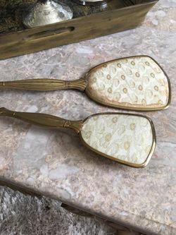 Vintage brush and we are set