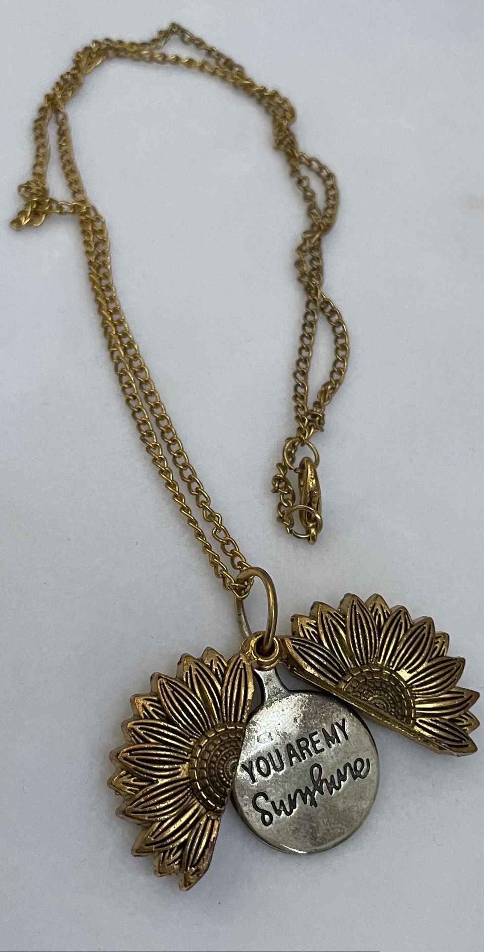 You Are My Sunshine Locket Necklace