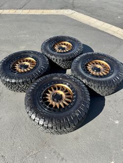 KMC IMS 20” Off-Road Wheels for 6x5.5 (6x139.7) 20x9 Trucks SUVs W/ 37” Nitto Ridge Grappler Tires