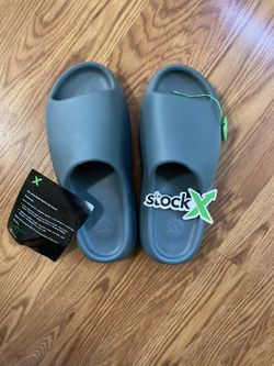 Slate Marine Yeezy Slides