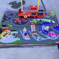 Melissa And Doug Disney Snacks And Popcorn Stand And Mickey Play Mat