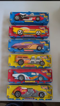 Mattel Hot Wheels 6 Car Carrying Cases - 6 Total