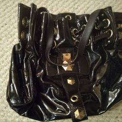 Jimmy Choo Black Leather Tote Bag