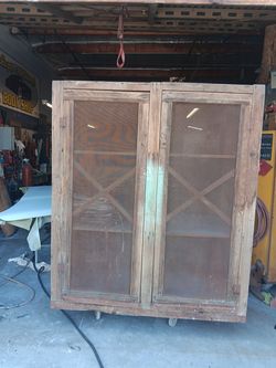 Old storage cabinet