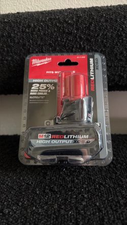 Milwaukee M12 RedLithium High Output XC5.0 Battery