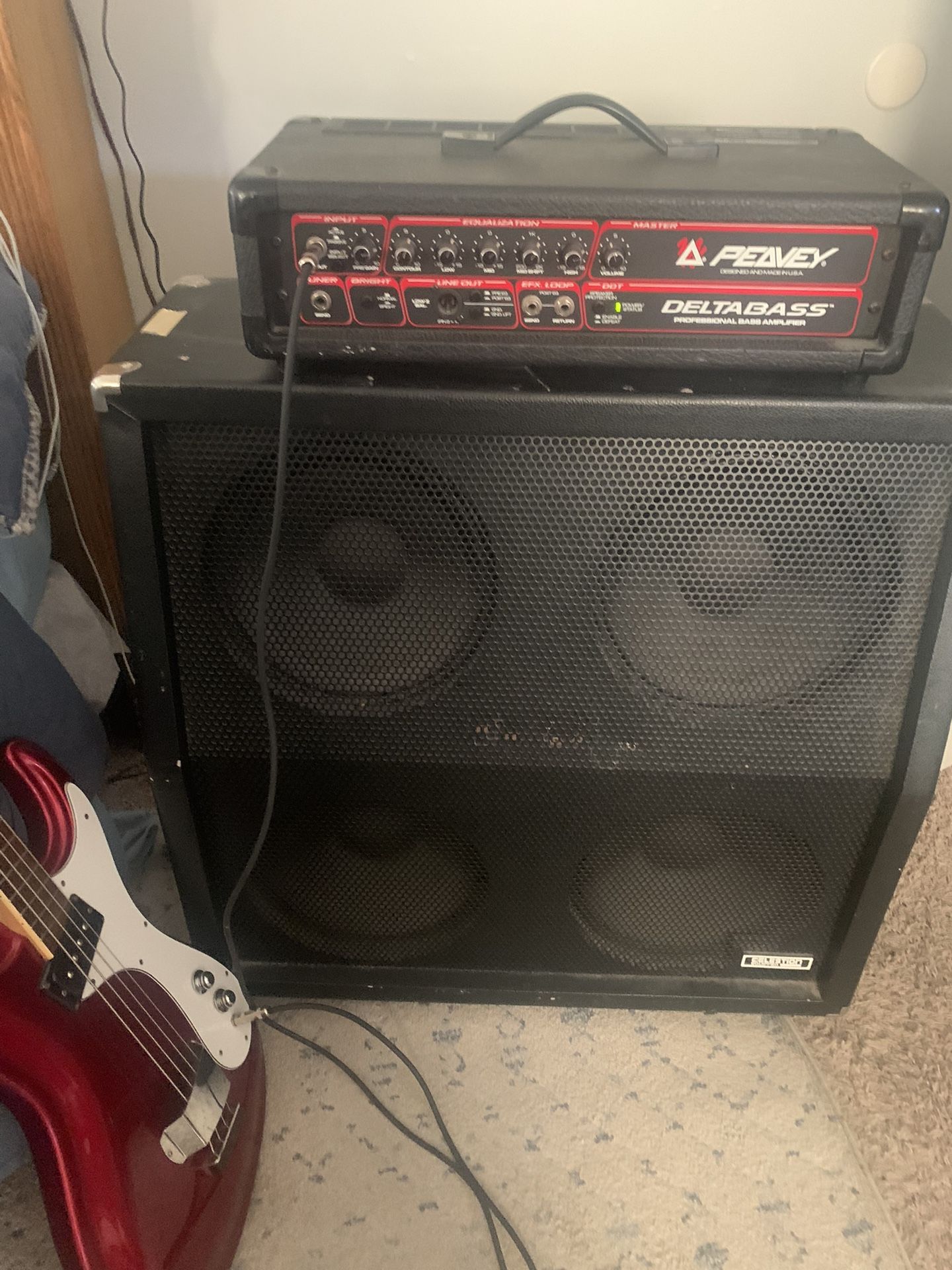 Peavey Delta Bass 160 Watt Amp Head With Crate 410