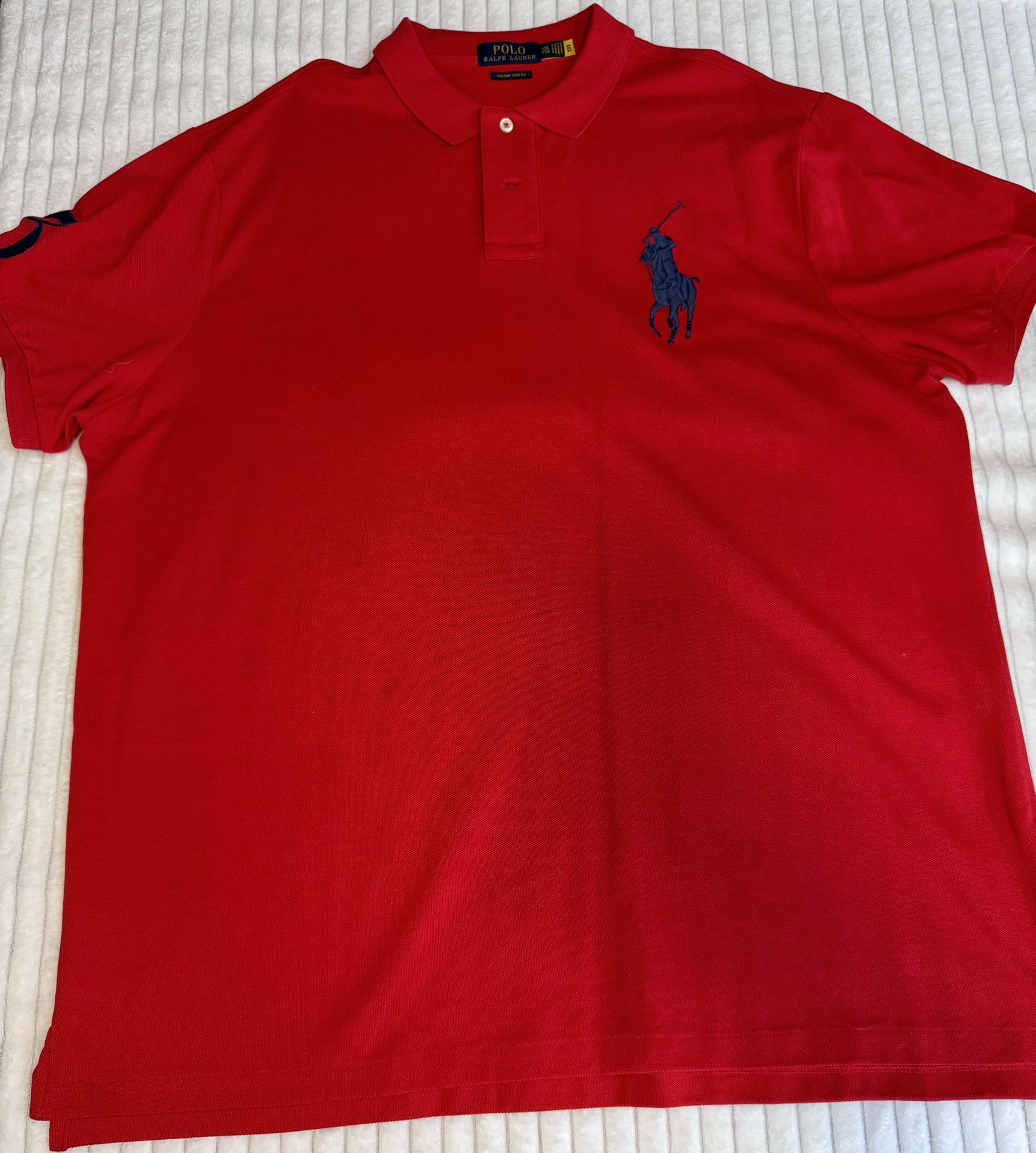 Polo Ralph Lauren Red Shirt XXL TTG