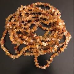 Natural Orange Agate Gemstone Chips