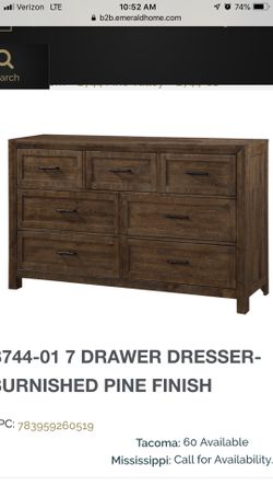 BRAND NEW 7 DRAWER DRESSER!!!