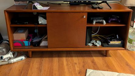 Set Of 2 Mid-Century Media Consoles / TV Stands