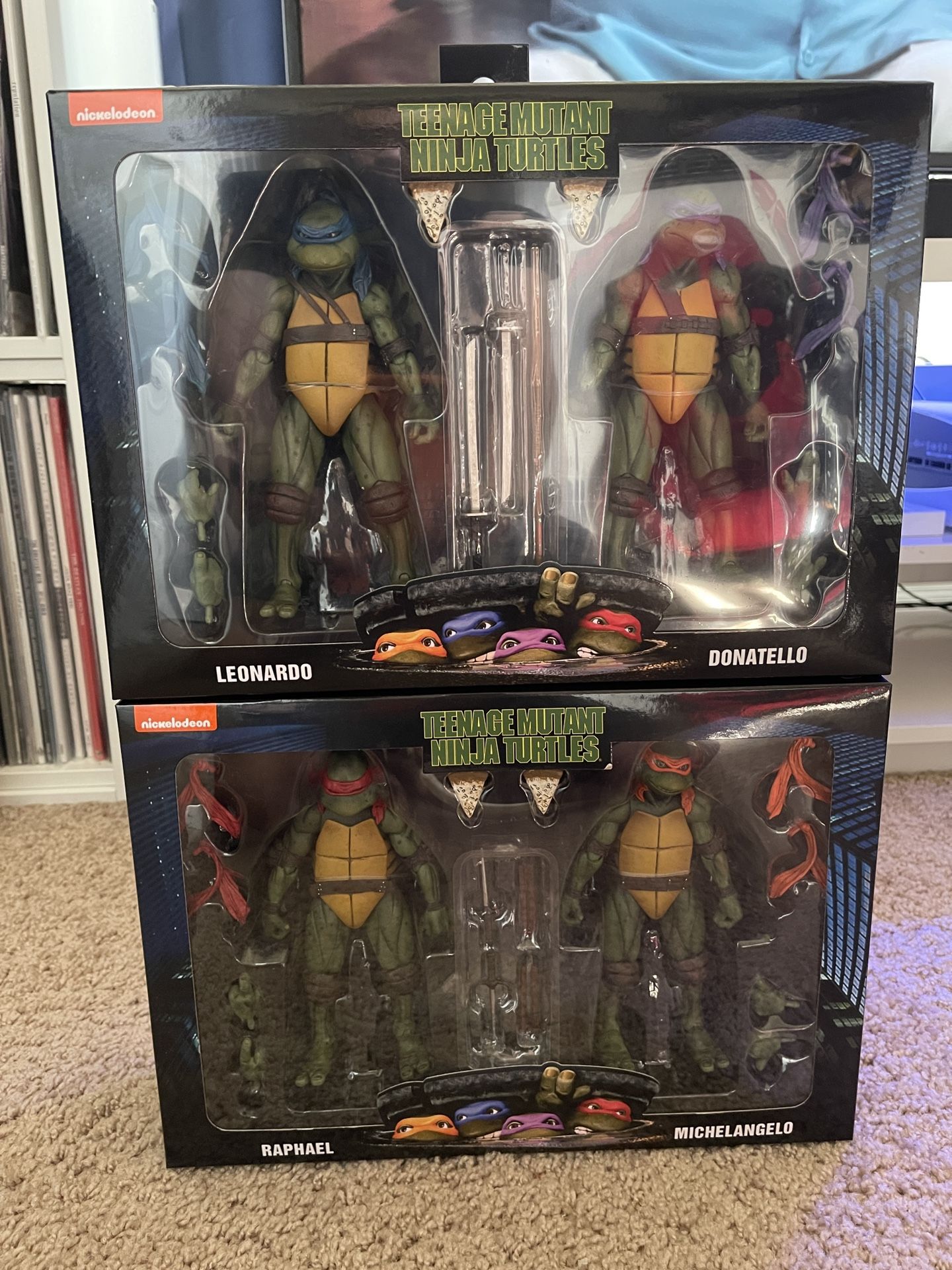 Tmnt Neca Turtles Lot New