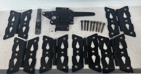 Gate Hinges and Latch