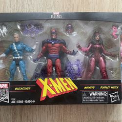 Magneto, Quicksilver, & Scarlet Witch (Family Matters; Marvel Legends)