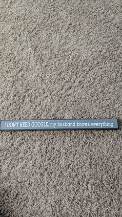 Funny desk plaque