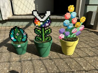 Perler Plant Decor 