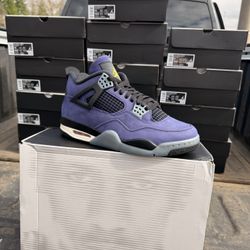 New Jordan 4 “Los Angeles Lakers” Sizes 9.5M 10M 10.5M 11M 11.5M 12M