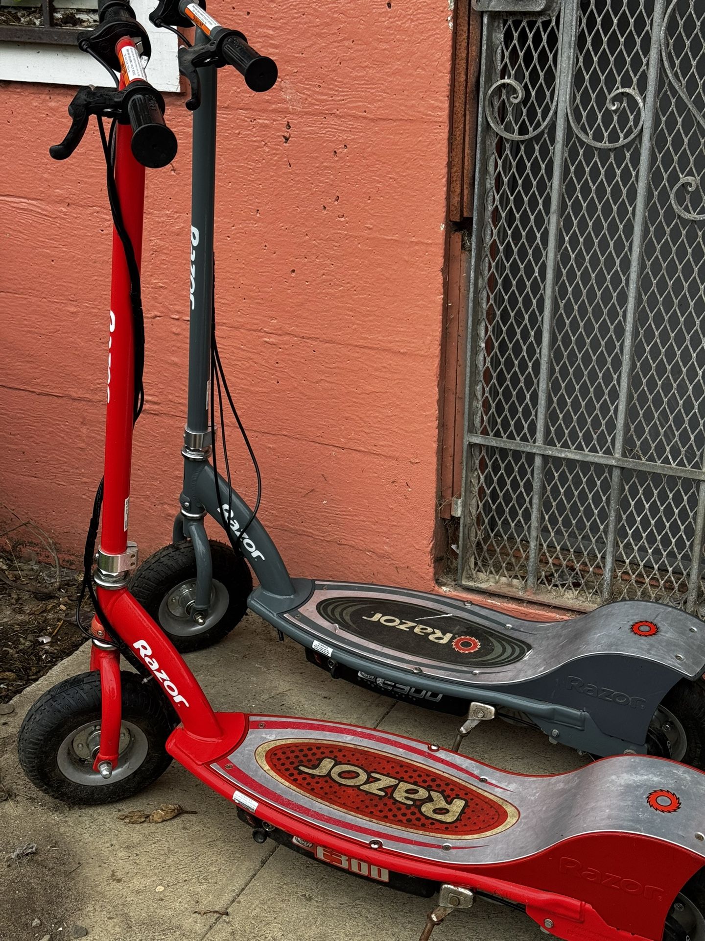 2x E300 Electric Scooters