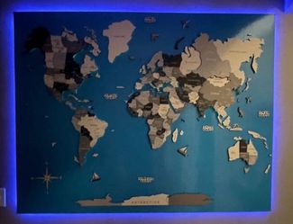 Unique world map