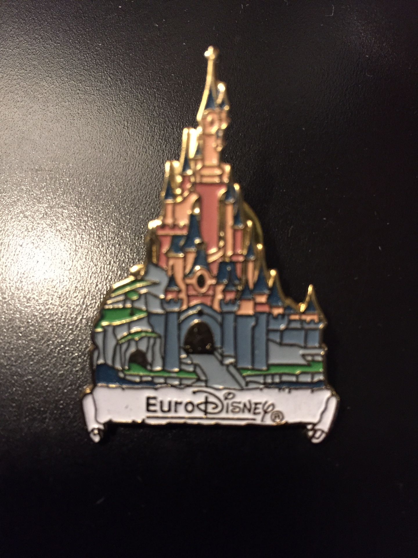 Vintage Euro Disney Castle pin