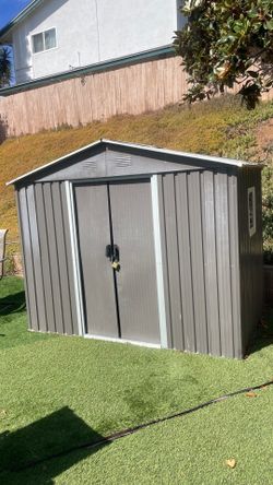 Storage shed 48 inches by 90 inches .