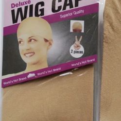 Wig Cap -2 Piece Color Light Brown